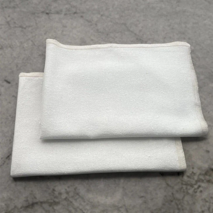 china raw Silk Noil Exfoliating Washcloth manufacturers